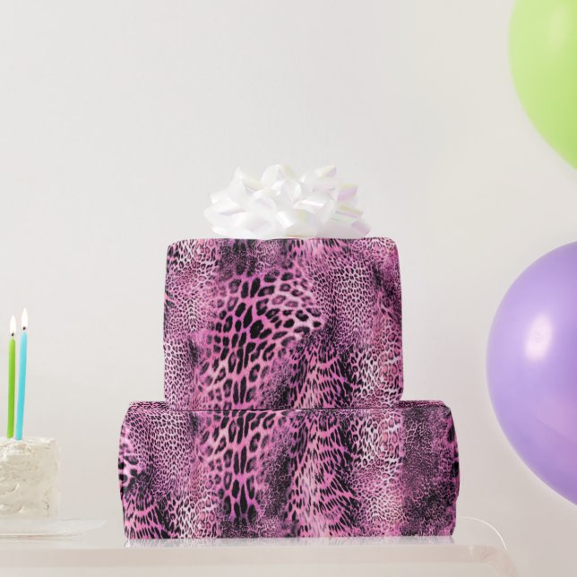 Geparden-Skin-Pattern-Geschenkpapier Geschenkpapier (Partygeschenke)