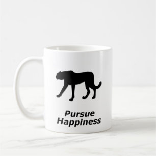Geparden verfolgen Glück Kaffeetasse