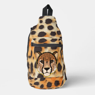 Gepardendruck-Power Crossbody Bag