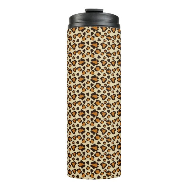 Gepardhautmuster Thermosbecher (Vorderseite)