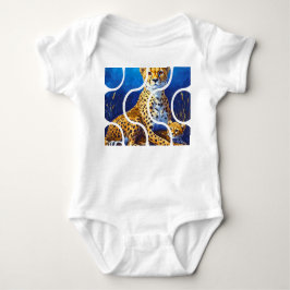 Gepardmutter und Jungtier Wildlife Design Baby Strampler