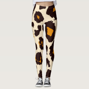 Geparkhaut, Tierdrucktextur. Leggings