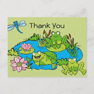 Gepasste Froschteiche Geburtstag Vielen Dank Postkarte