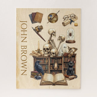 Gepersonaliertes Jigsaw-Puzzle Dark Academia Gothi