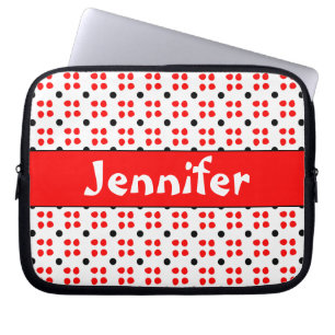 Gepersonaliseerde Stippen Patroon Laptopschutzhülle
