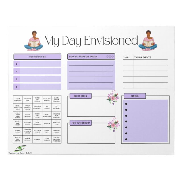 Geplanter Notepad: Design 1 Notizblock (Vorderseite)