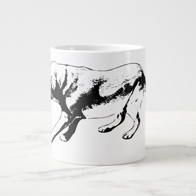 Geplanter Stride - Seitenprofil Jumbo-Tasse (Vorderseite)