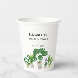 Gepotted Pflanze Brautparty Greenerity Custom Pappbecher