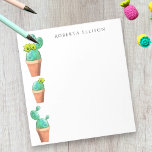 Gepottete Kakteen Gelbe Blüten Notizblock<br><div class="desc">Wenn Sie eine Zuneigung für den Südwesten haben oder jemanden kennen, der das tut, ist das ein niedliches Notizblock. Eine tolle Idee für die Rücken-zu-Lehrer Geschenk. Die Einrichtung besteht aus drei Pflanze mit Töpfchen und Kakteen, einige mit gelben Blumen. Personalisieren Sie den Vorlagennamen, entfernen Sie den Text, oder klicken Sie...</div>