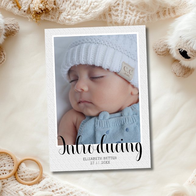 Geprägte Herzen - Vorstellung des Babys - Danke (Von Creator hochgeladen)
