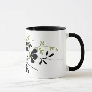 Gepresste Blumen Tasse
