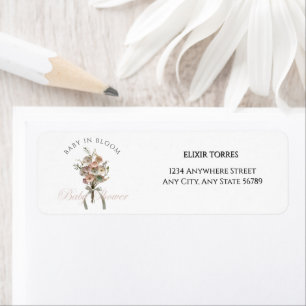 Gepresste Wildblumen-Baby-Blüten-Boho-Baby-Party