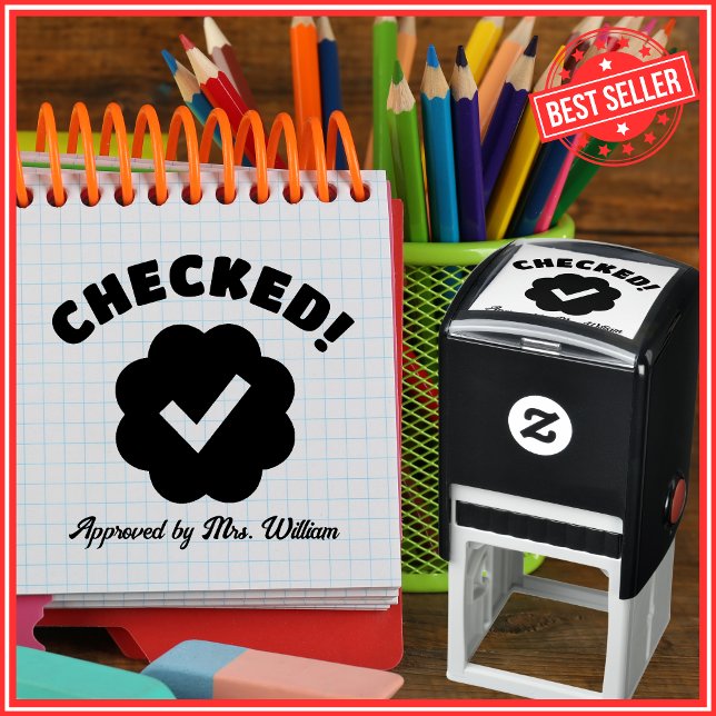 Geprüfter Tick-Lehrer Permastempel (Von Creator hochgeladen)