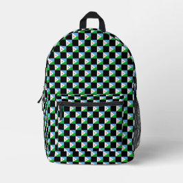 Geprüftes Djibouti-Flag-Muster Bedruckter Rucksack