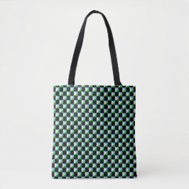 Geprüftes Djibouti-Flag-Muster Tasche