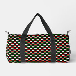 Geprüftes Muster der Tadschikistan-Flagge Duffle Bag