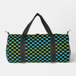 Geprüftes Muster für die Flagge Ruandas Duffle Bag