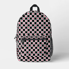 Geprüftes Muster für die japanische Flagge Bedruckter Rucksack