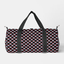 Geprüftes Muster für serbische Flaggen Duffle Bag