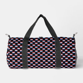 Geprüftes niederländisches Flaggenmuster Duffle Bag