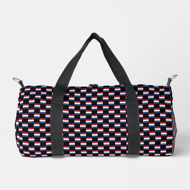 Geprüftes niederländisches Flaggenmuster Duffle Bag (Vorderseite)