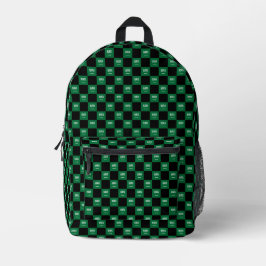 Geprüftes saudi-arabisches Flaggenmuster Bedruckter Rucksack