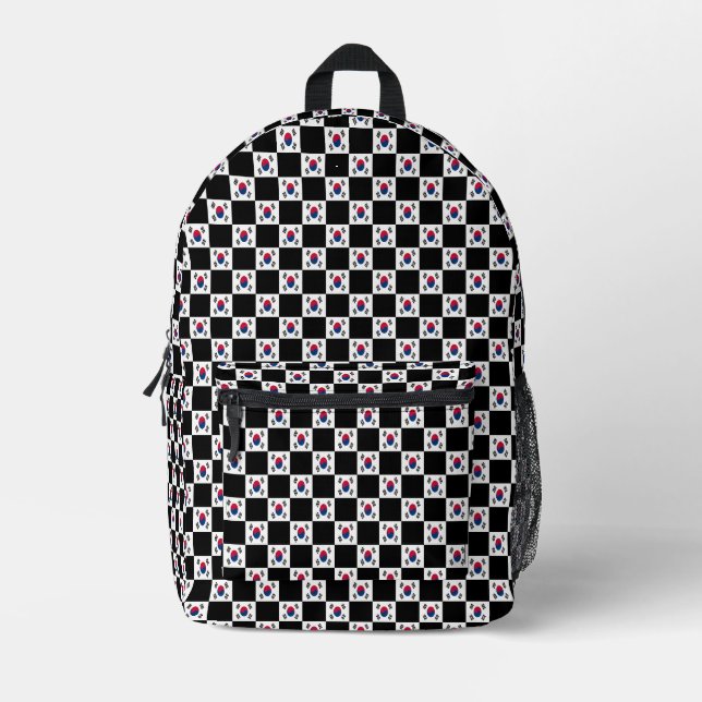 Geprüftes südkoreanisches Flaggenmuster Bedruckter Rucksack (Vorderseite)