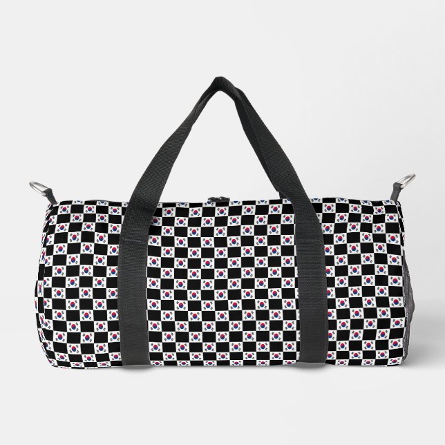 Geprüftes südkoreanisches Flaggenmuster Duffle Bag (Vorderseite)