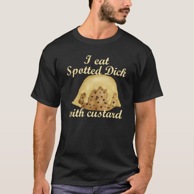 Gepunktet Dick mit Custard T-Shirt (Vorderseite)