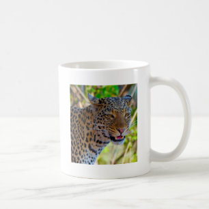 Gepunktet Leopard Kaffeetasse