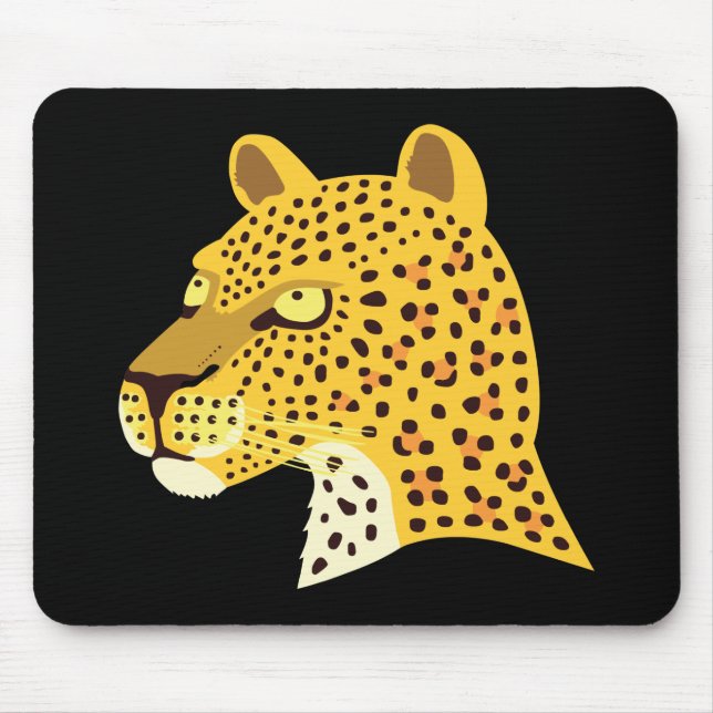 Gepunktet Leopard Mousepad (Vorne)