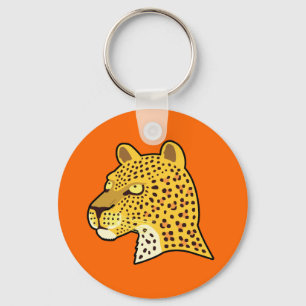 Gepunktet Leopard Schlüsselanhänger