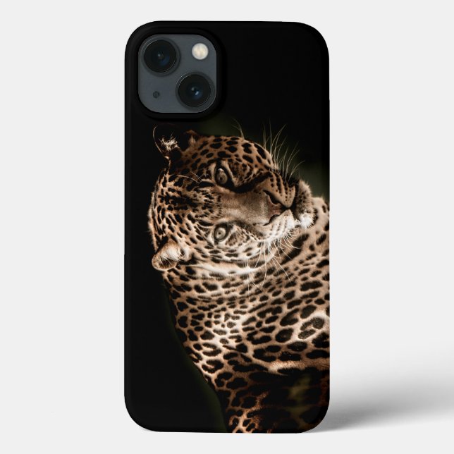 Gepunktet Leopard Starring Case-Mate iPhone Hülle (Rückseite)