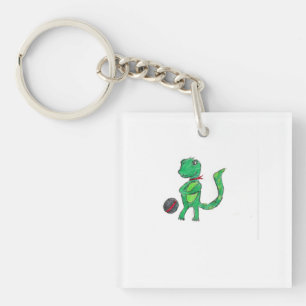Gepunktet Lizzard Schlüsselanhänger
