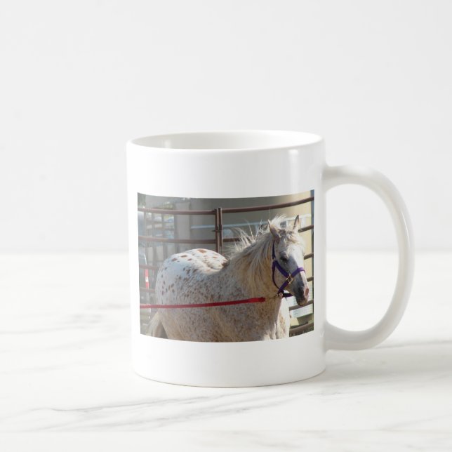 Gepunktet Pony Kaffeetasse (Rechts)