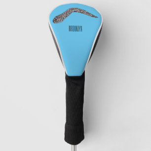 Gepunktete Abbildung des Cartoon Golf Headcover