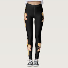 Gepunktete BlackBerry-Lilie Leggings 2