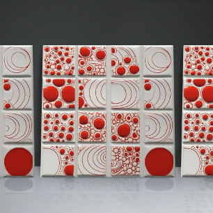 Gepunktete Faux-Relief-Glasur-Moderne Heimdekorati Fliese
