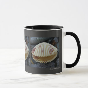 Gepunktete Herzmuschel-Muschel auf Unalaska Insel Tasse