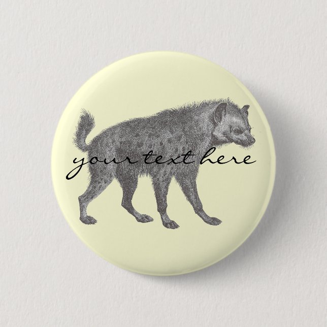 Gepunktete Hyena Button (Vorderseite)