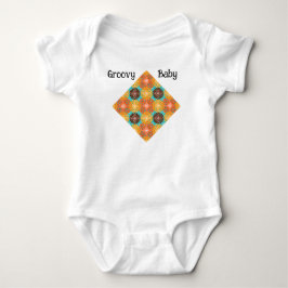 Gepunktete Kreise Baby Strampler
