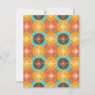 Gepunktete Kreise Mitteilungskarte