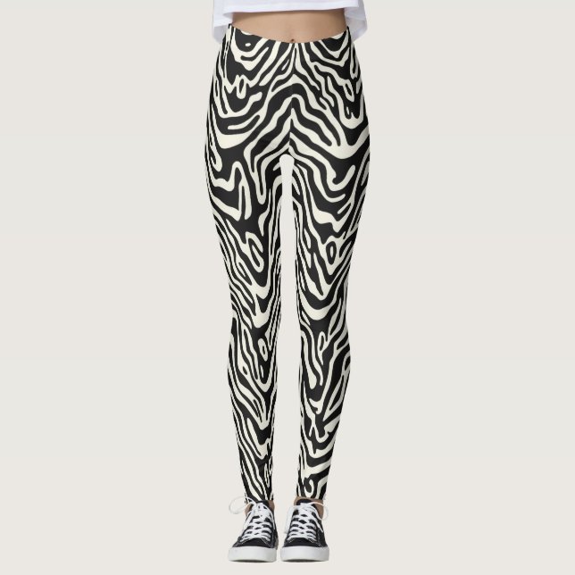 gepunktete Leggings (Vorderseite)