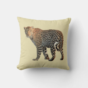 Gepunktete Leopard Wild Cat Fotografie Kissen
