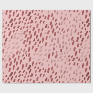 Gepunktete Röte Rosa Geschenkpapier