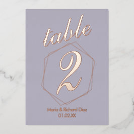 gepunktete Tischnummer an der Grenze