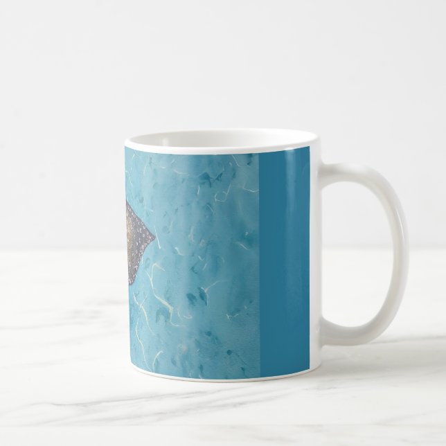 Gepunkteter Adler Stingray - Ozean Kaffeetasse (Rechts)