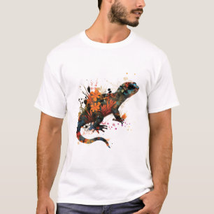 Gepunkteter Feuersalamander. T-Shirt
