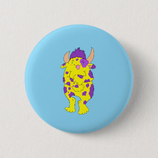 Gepunkteter Fuzzy-Monster-Button Button