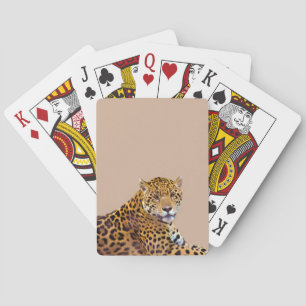 Gepunkteter Jaguar Big Cat-Liebhaber #Gift Spielkarten